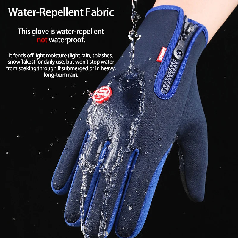 Gants d'hiver tactiles coupe-vent – Homme & Femme