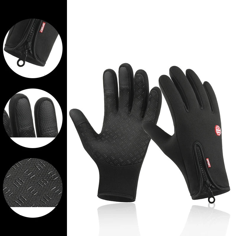 Gants d'hiver tactiles coupe-vent – Homme & Femme